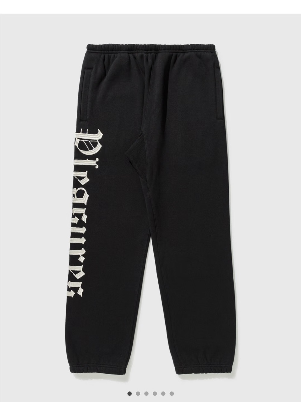 PLEASURES BURNOUT SWEATPANTS Size LARGE